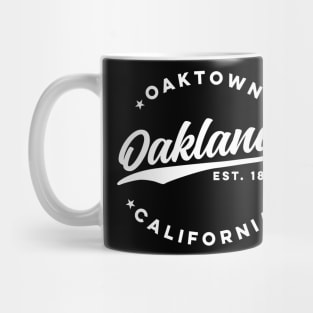 Vintage Oakland California Oaktown USA Love American City Mug